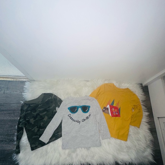 Old Navy Toddler Boy Long Sleeve T Shirt Tops (B7) - Picture 2 of 4